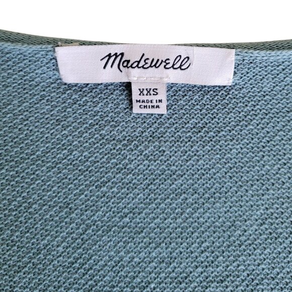 Madewell Spindrift Waffle Knit V-Neck Top XXS - Picture 3 of 9